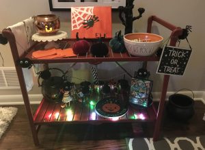 Halloween Bar Cart Decor Ideas