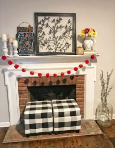 Apple Picking Theme Farmhouse Mantel