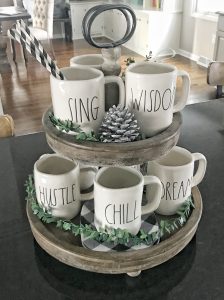 Styling a Tiered Tray with Rae Dunn