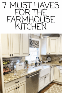How to get the farmhouse kitchen look #farmhousekitchen #farmhousedecor #inexpensivefarmhousedecor