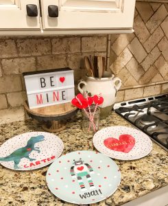 Valentine's Day Personalized Plates