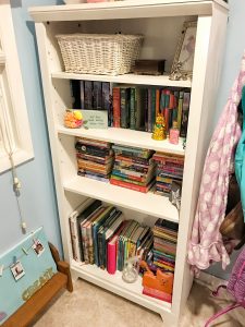 Tween Girl Decluttering Project "before" and "after"