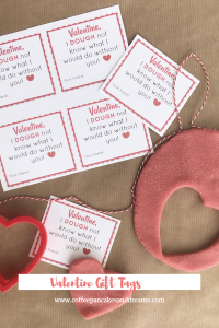 Valentine's Day Playdough Favor Tags