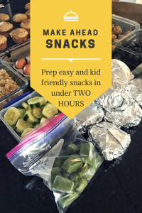 Make ahead snack ideas for families #healthy #mealprep #kidssnacks