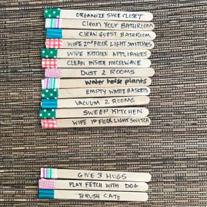 Popsicle Stick Chores #chores #kids #chorecharts