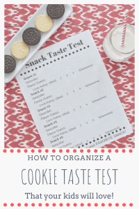 Throw a Cookie Taste Test for Your kids Free Ballot Included #kids #activities #ideas