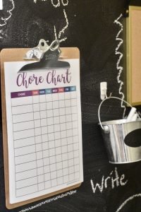 DIY Chore Charts #printables #kids #family