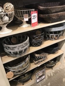 Farmhouse Decor Finds at Kirklands #homedecor #fixerupperstyle #farmhousebaskets