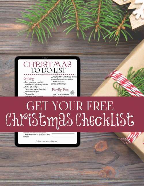 Christmas To Do List Printable Checklist #organization #holidayorganization #whattodo