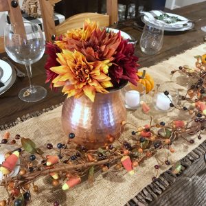 Thanksgiving Centerpiece Ideas #farmhouse #simple #tablescape