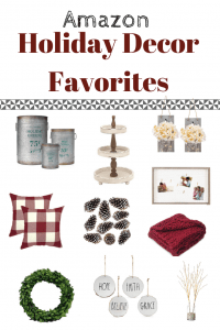 Best Amazon Christmas Decor Finds #farmhousestyle #holidaydecor #inexpensive
