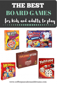 The Best Board Games to Play when you have kids and adults #groupgames #partygames #gamenight #kidfriendly 