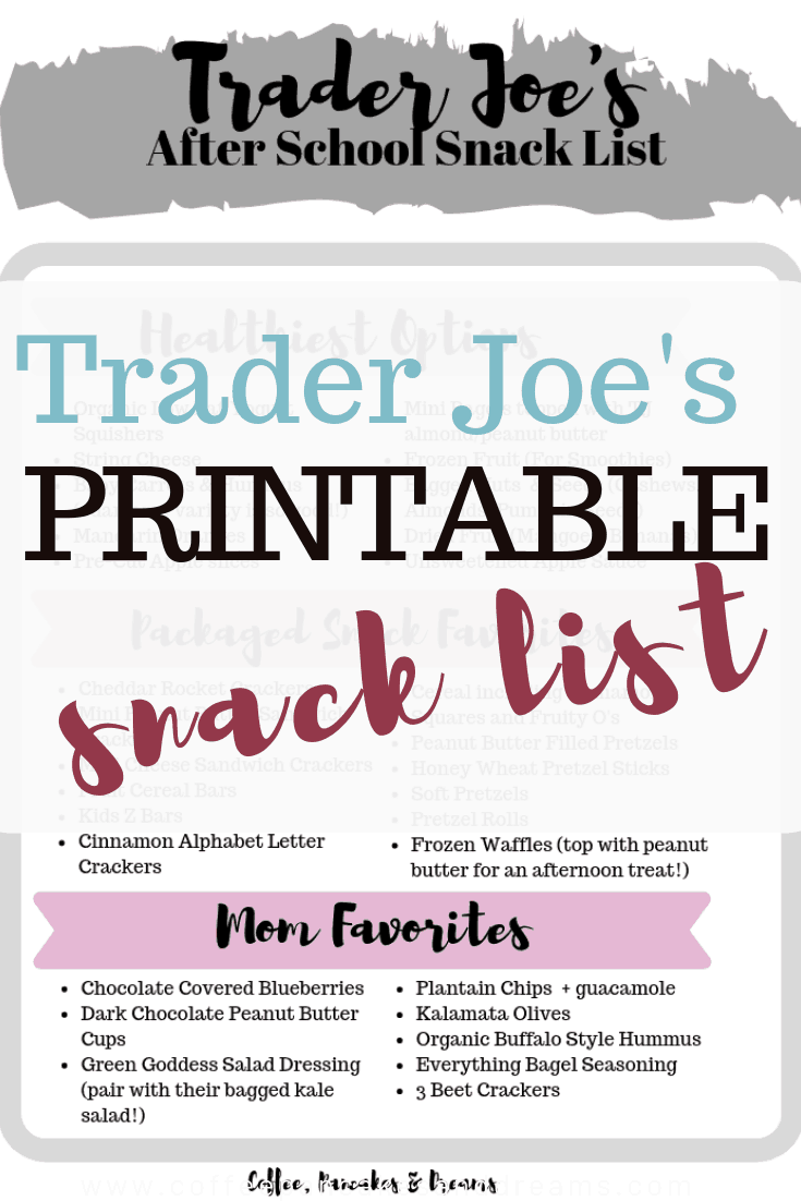 What to buy for kids at Trader Joe's #healthy #kidfriendly #snacks