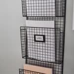 Tips for Home Office Organization #filesystem #paperworkorganization #wirebasket