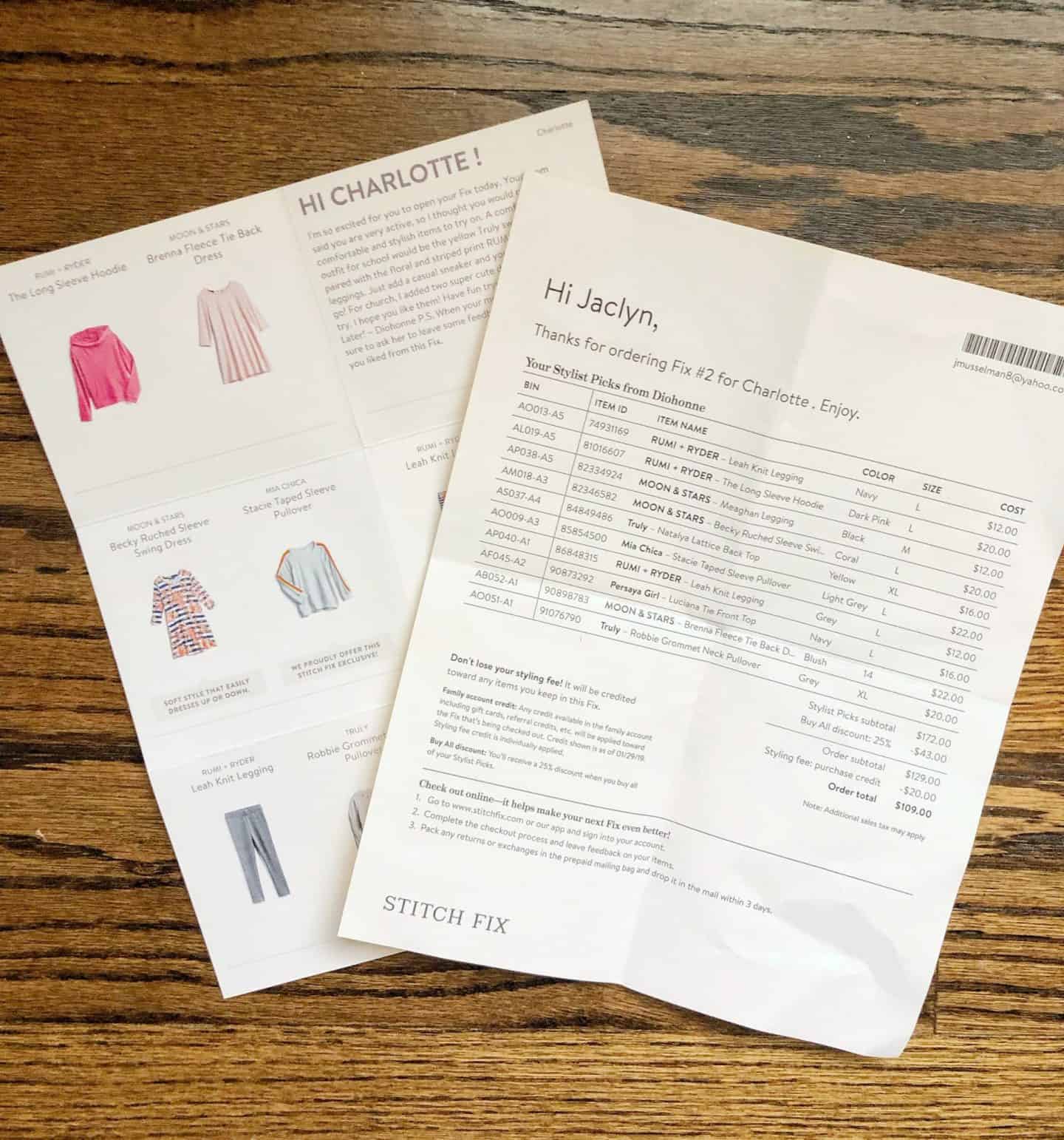 Stitch Fix Kids Clothing Review 2019 #kidsstyle #subscriptionbox #unboxing