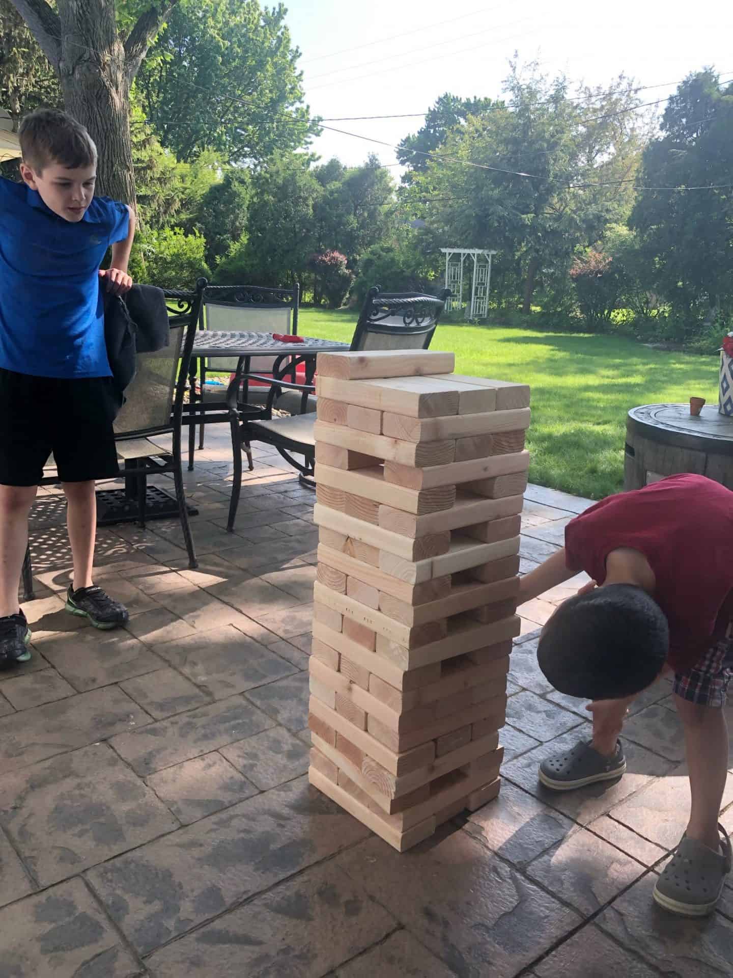 backyard jenga set