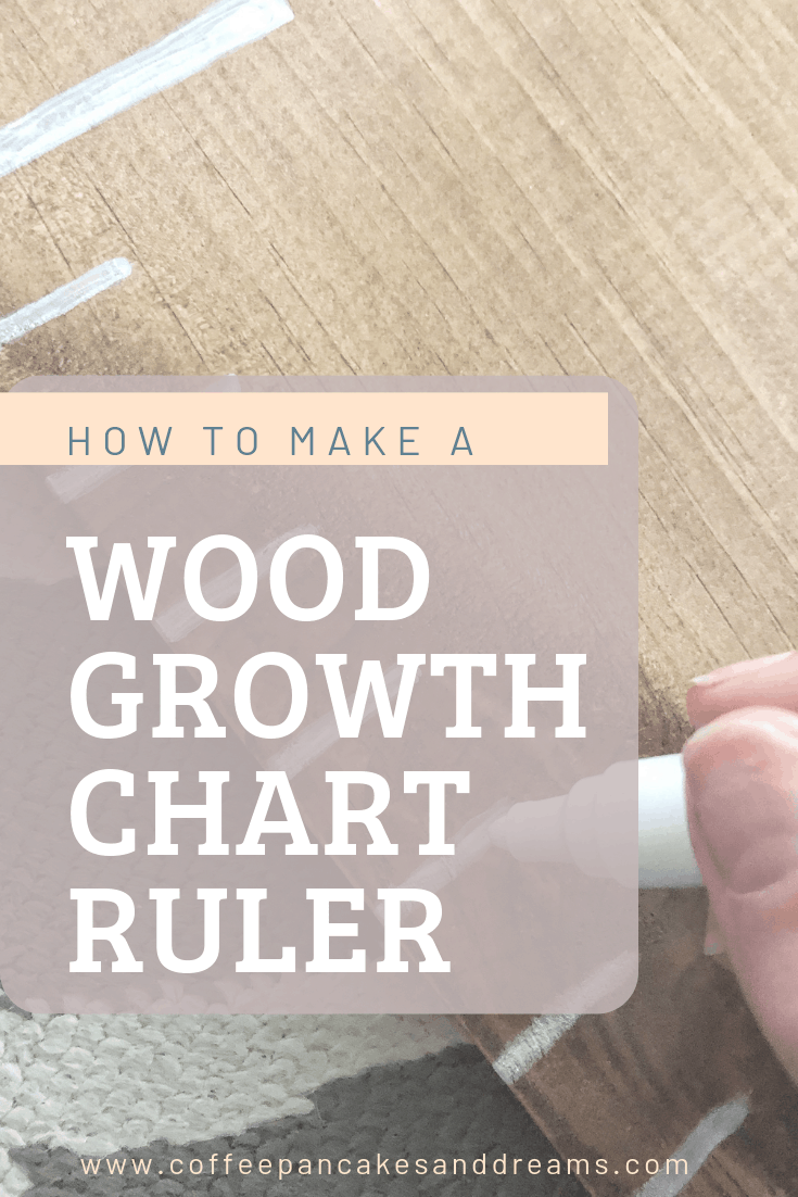 DIY growth chart ruler step by step instructions #nurserydecor #farmhouse #kids #potterybarnkids