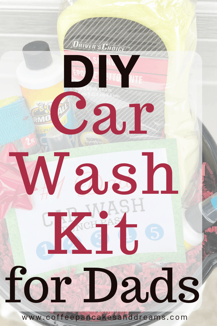 Car Wash Kit for Father's Day #diy #easy #inexpensive