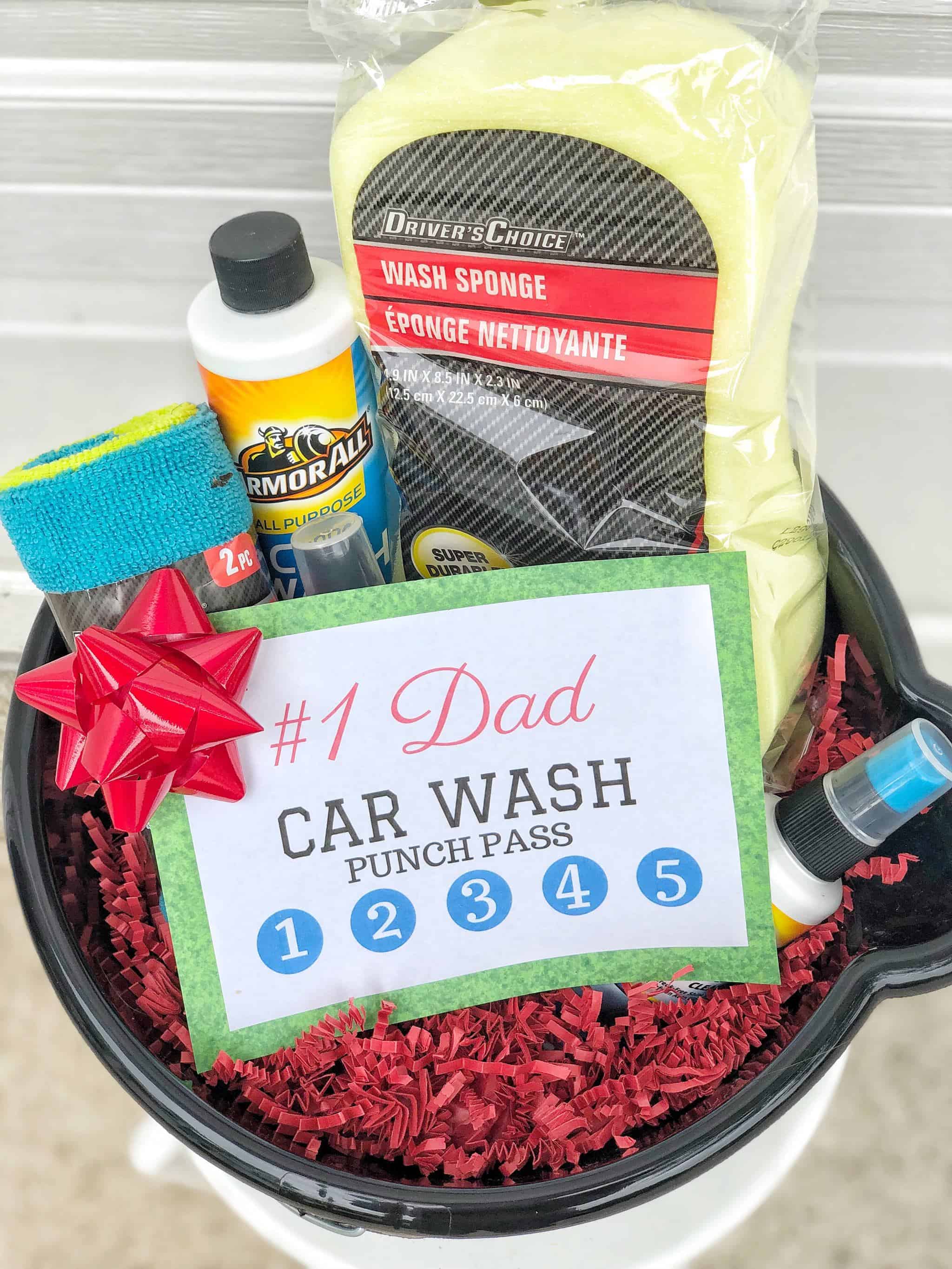 DIY Father's Day Gift Basket Idea #homemade #giftsforhim #dads