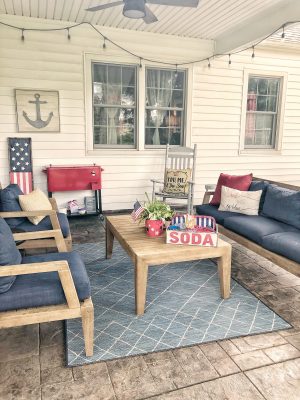 Outdoor covered patio decor ideas #backyard #diy #porches