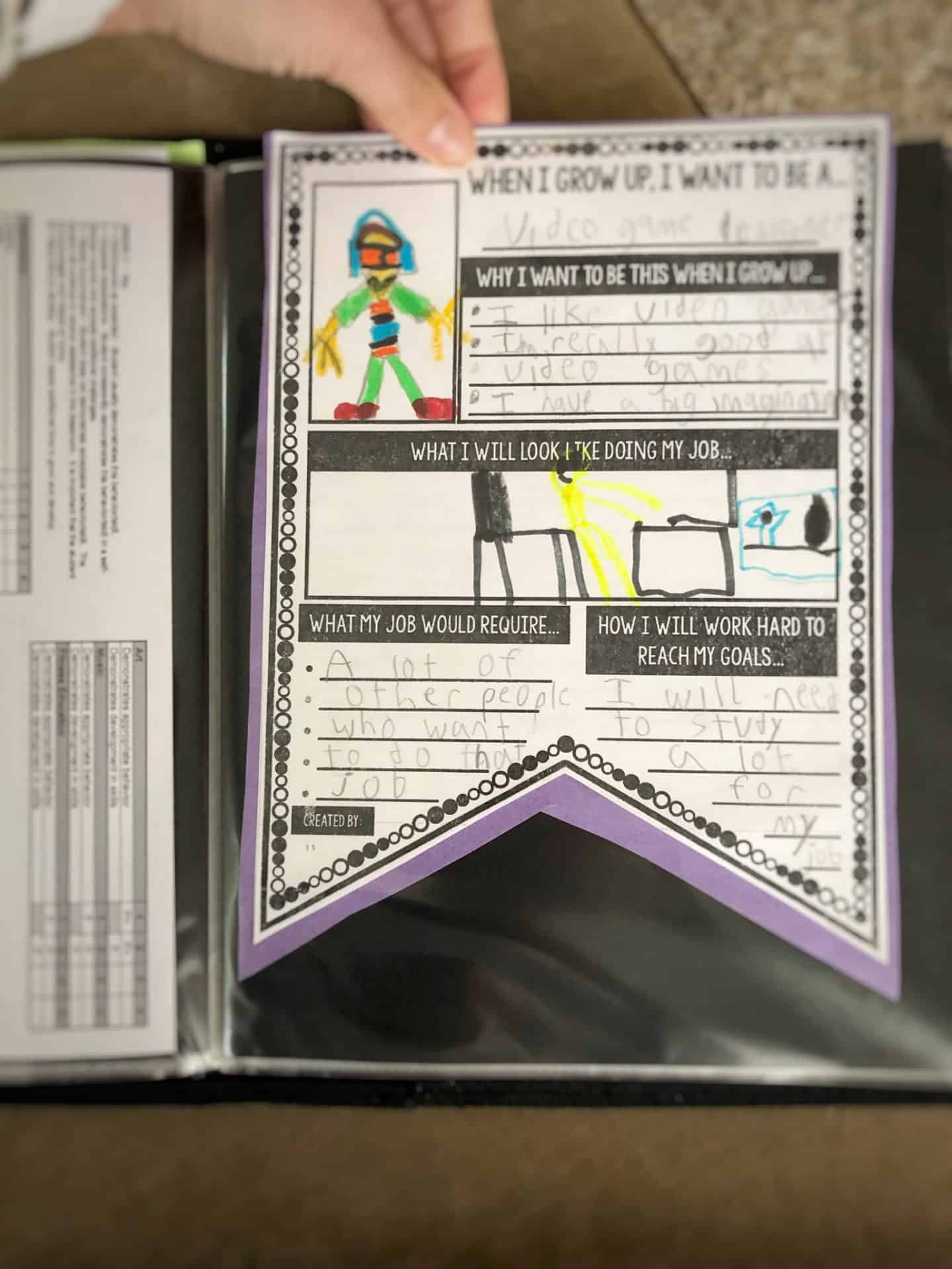 how to create a school memory portfolio #kids #organization #school