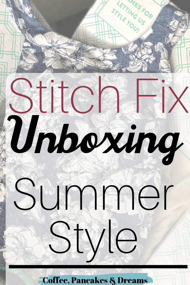 Stitch Fix Summer Box #review #style #tops #jeans #moms