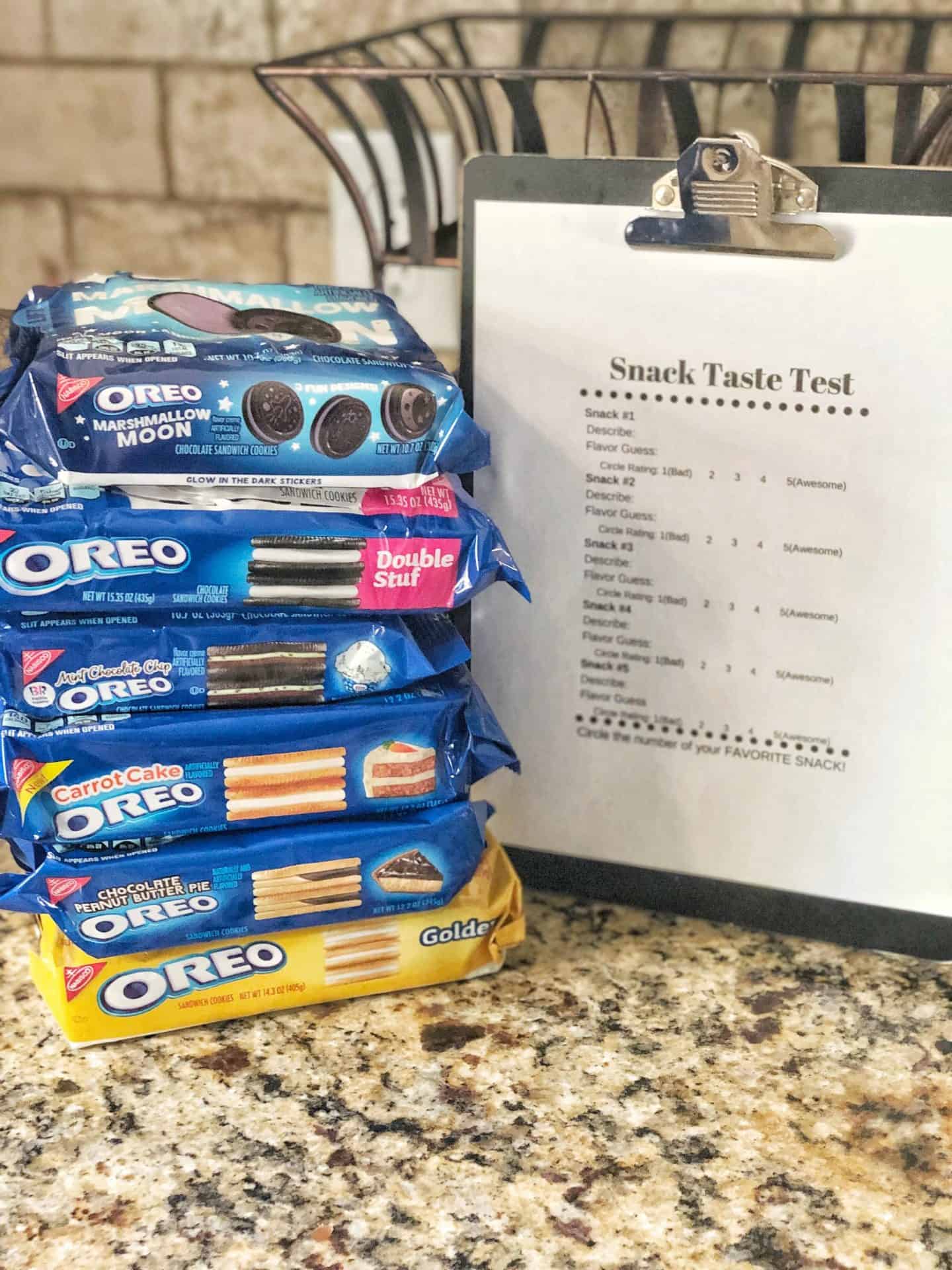 Oreo cookie taste test #ballot #summeractivities