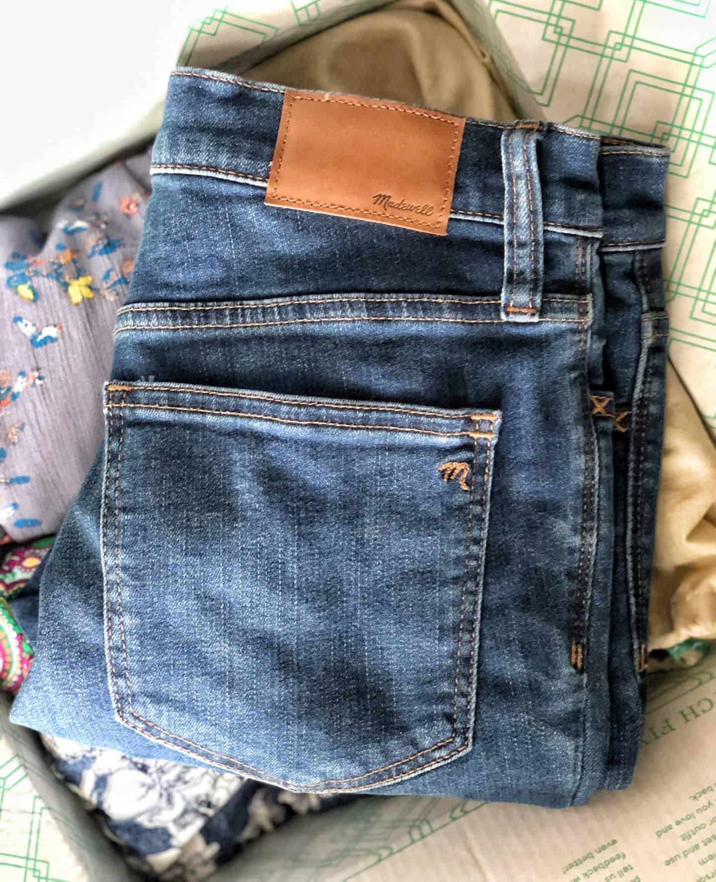 Stitch Fix Review 2019 #jeans #madewell #unboxing #style