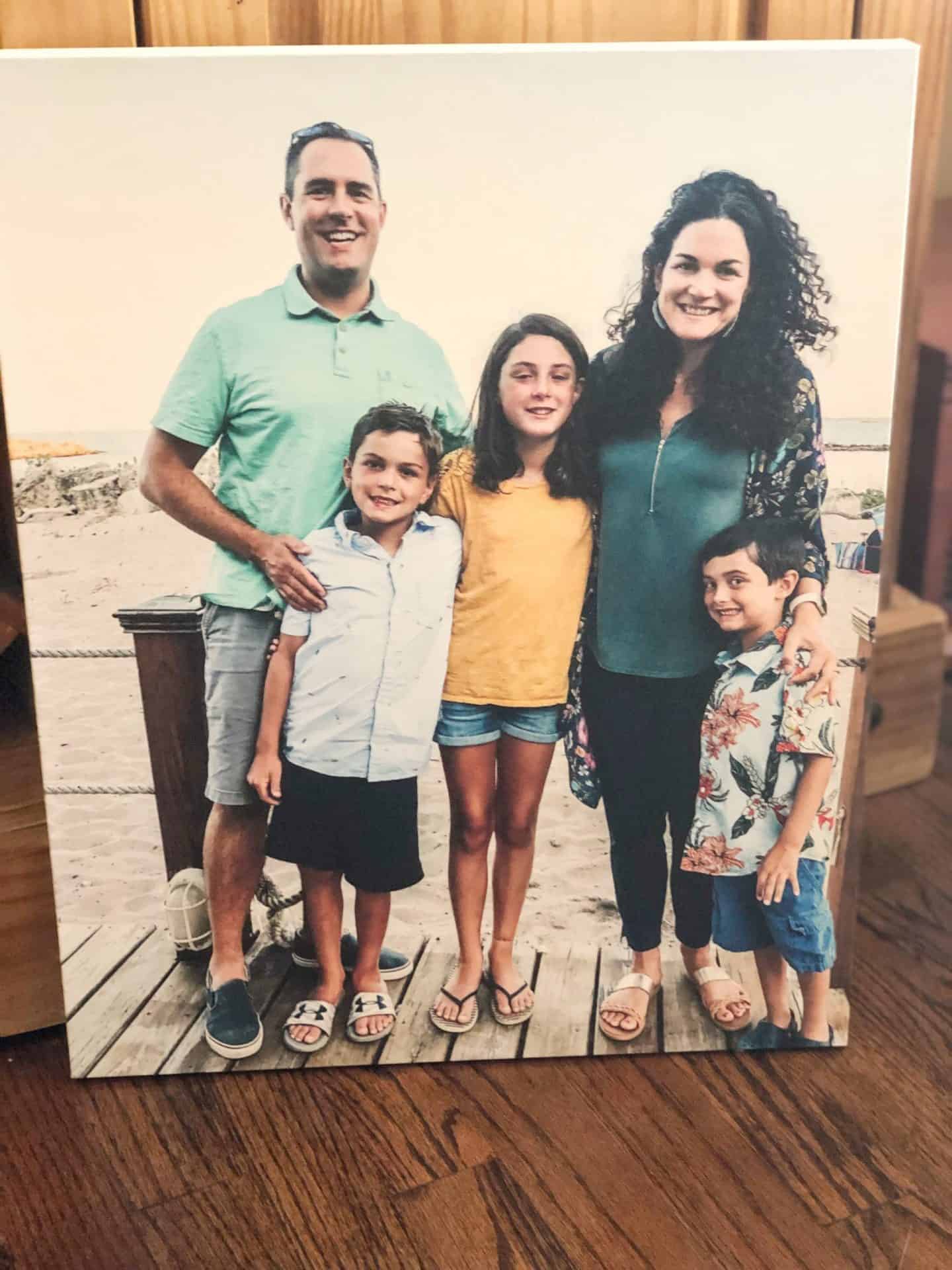 where to order a photo canvas #sponsored #familyphotos