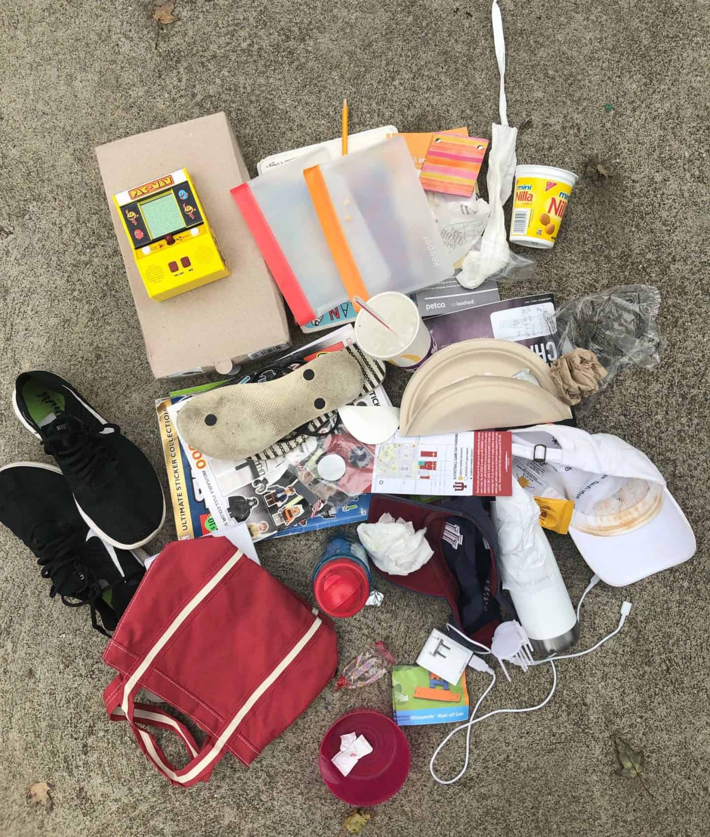 Decluttering your car #cleaningtips #beforeandafter