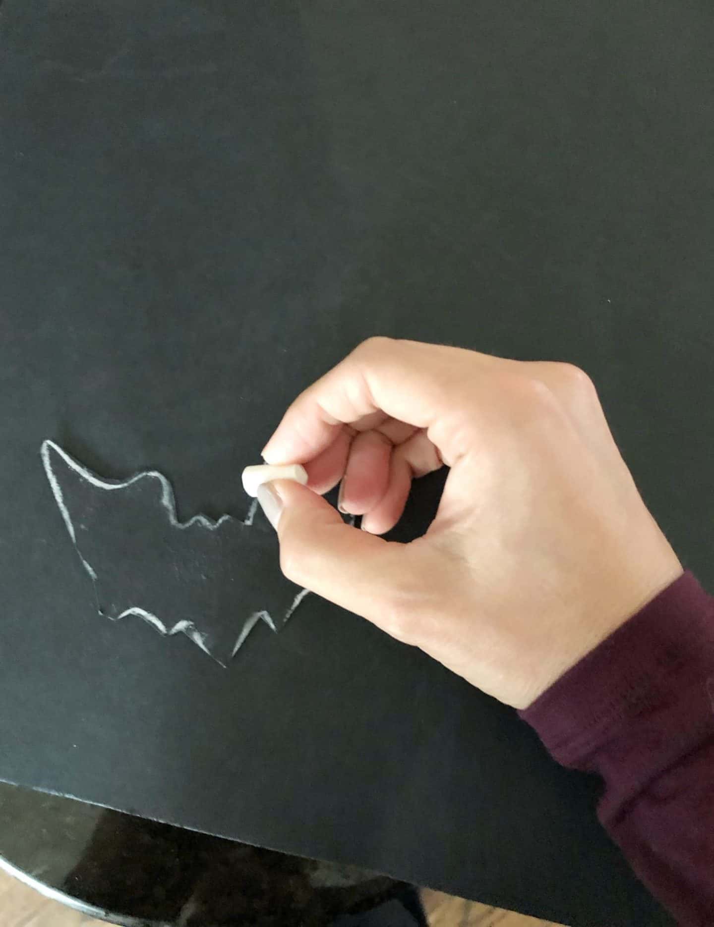 how to make paper bats for halloween