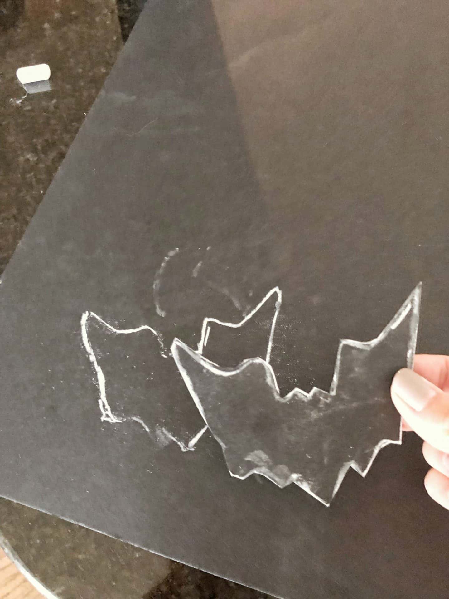 DIY Halloween Bats for Wall Decor