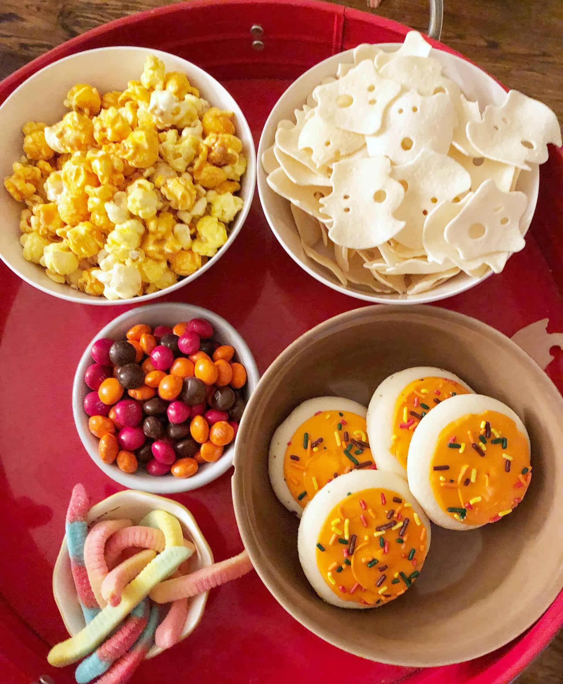 Things to do at home for Halloween #snacks #movies #kids