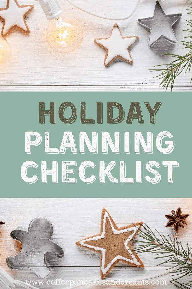 Christmas Planning Checklist #holiday #organization #mom