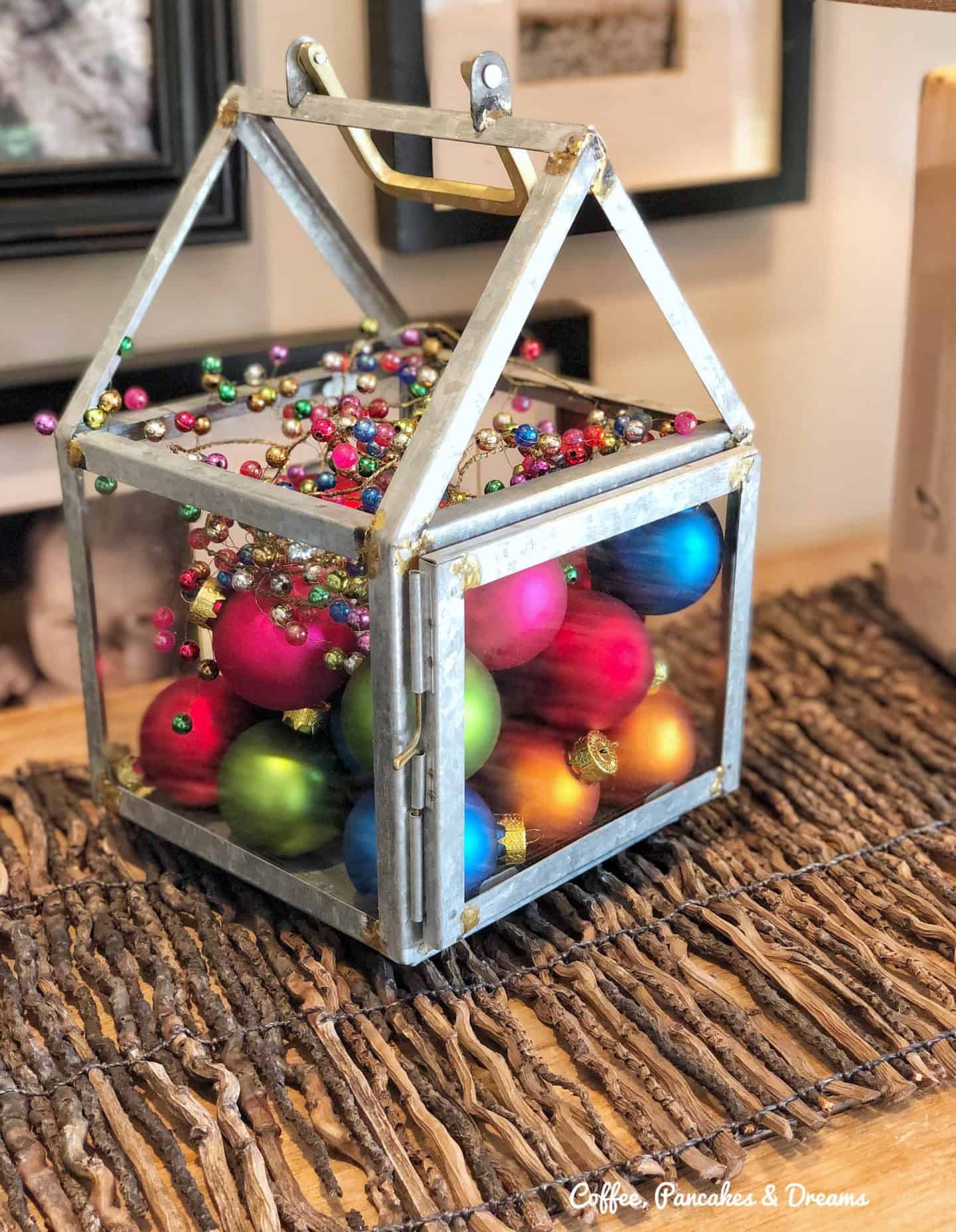 Colorful Christmas Decorations #decor #holiday #rainbow