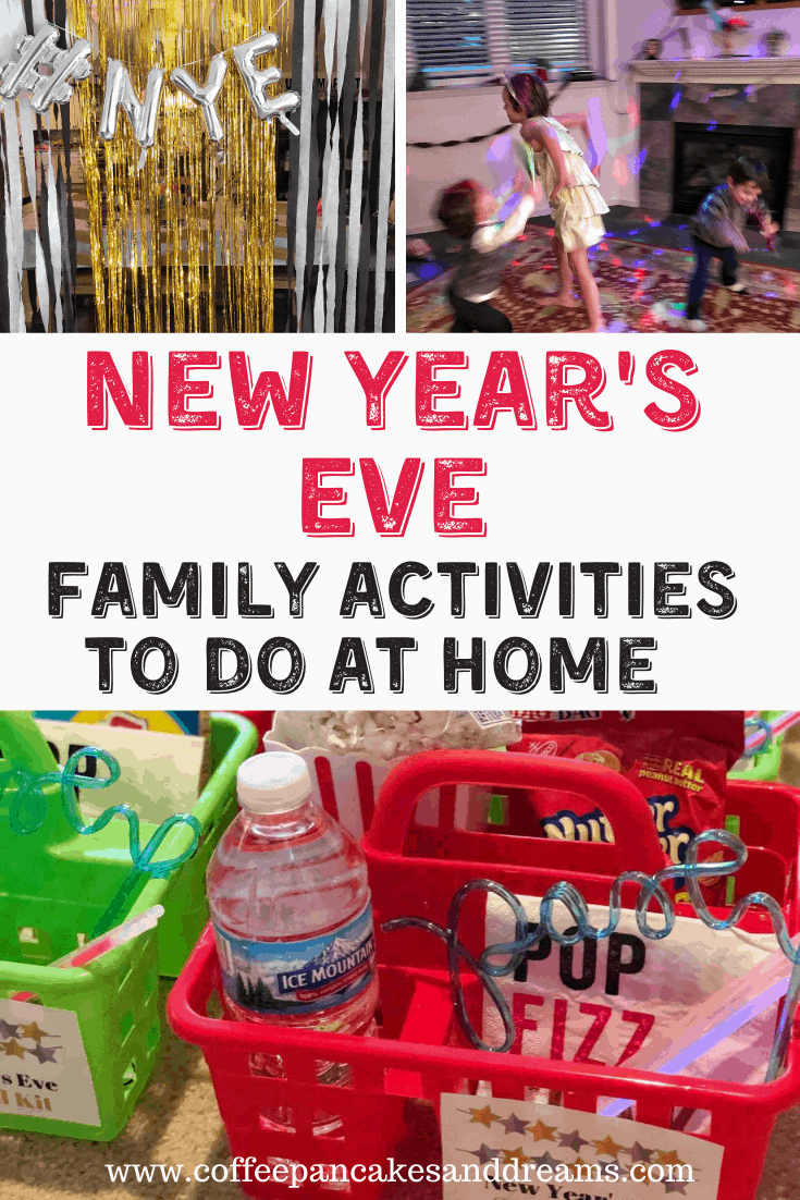 Family Friendly New Year's Eve Ideas to do at Home #NYE #countdown #kids #partyideas