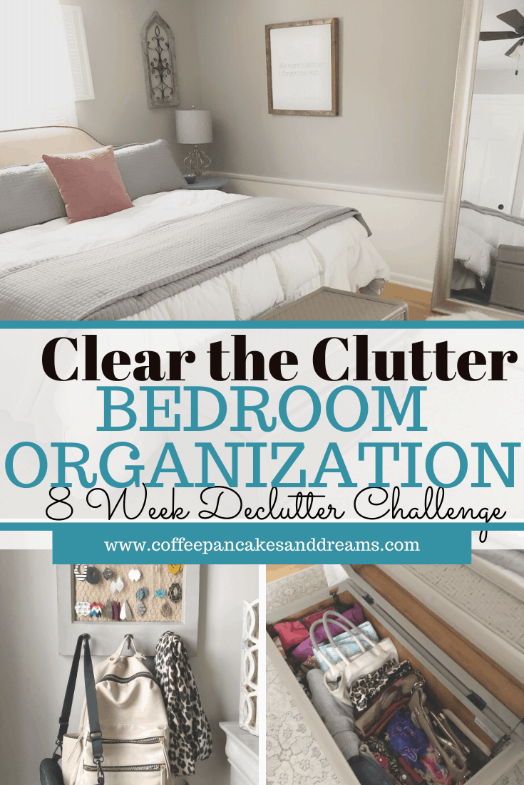 Declutter Your Bedroom in 6 Steps #organization #smallbedroom #checklist