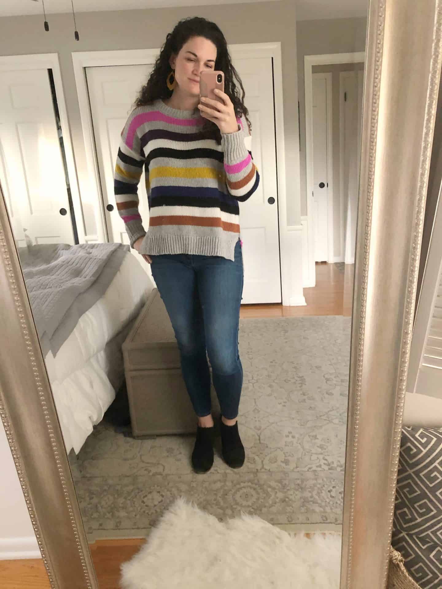 Rainbow Striped Sweater