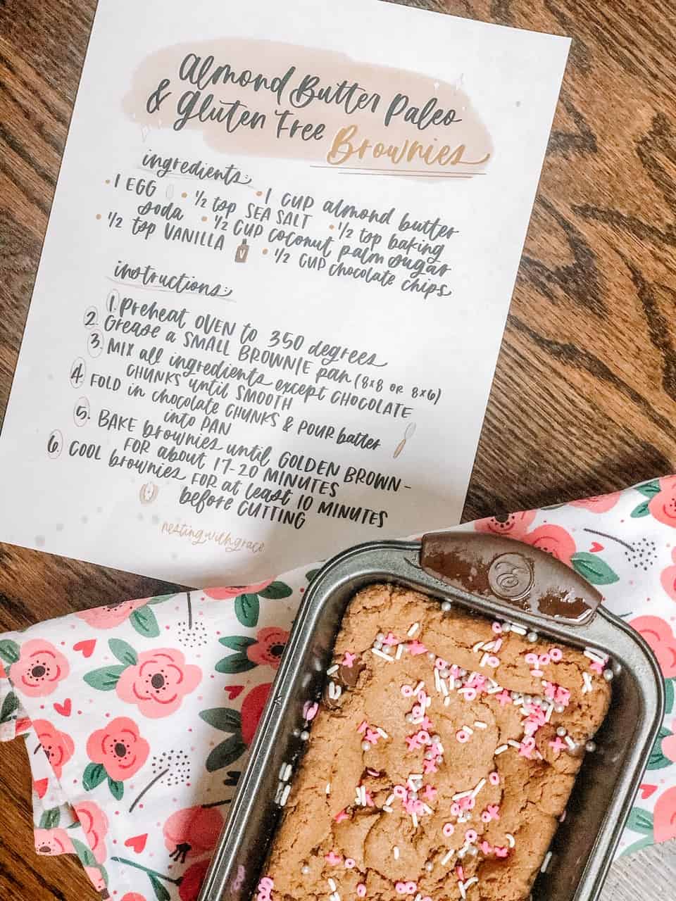 paleo chocolate brownies