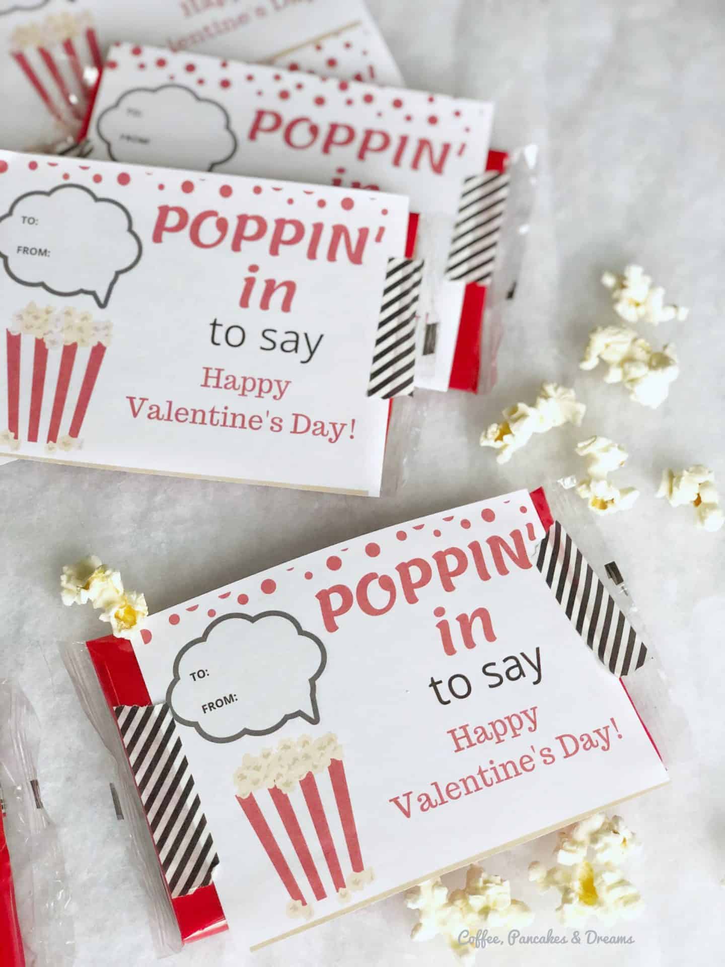 popcorn valentine's day cards printables