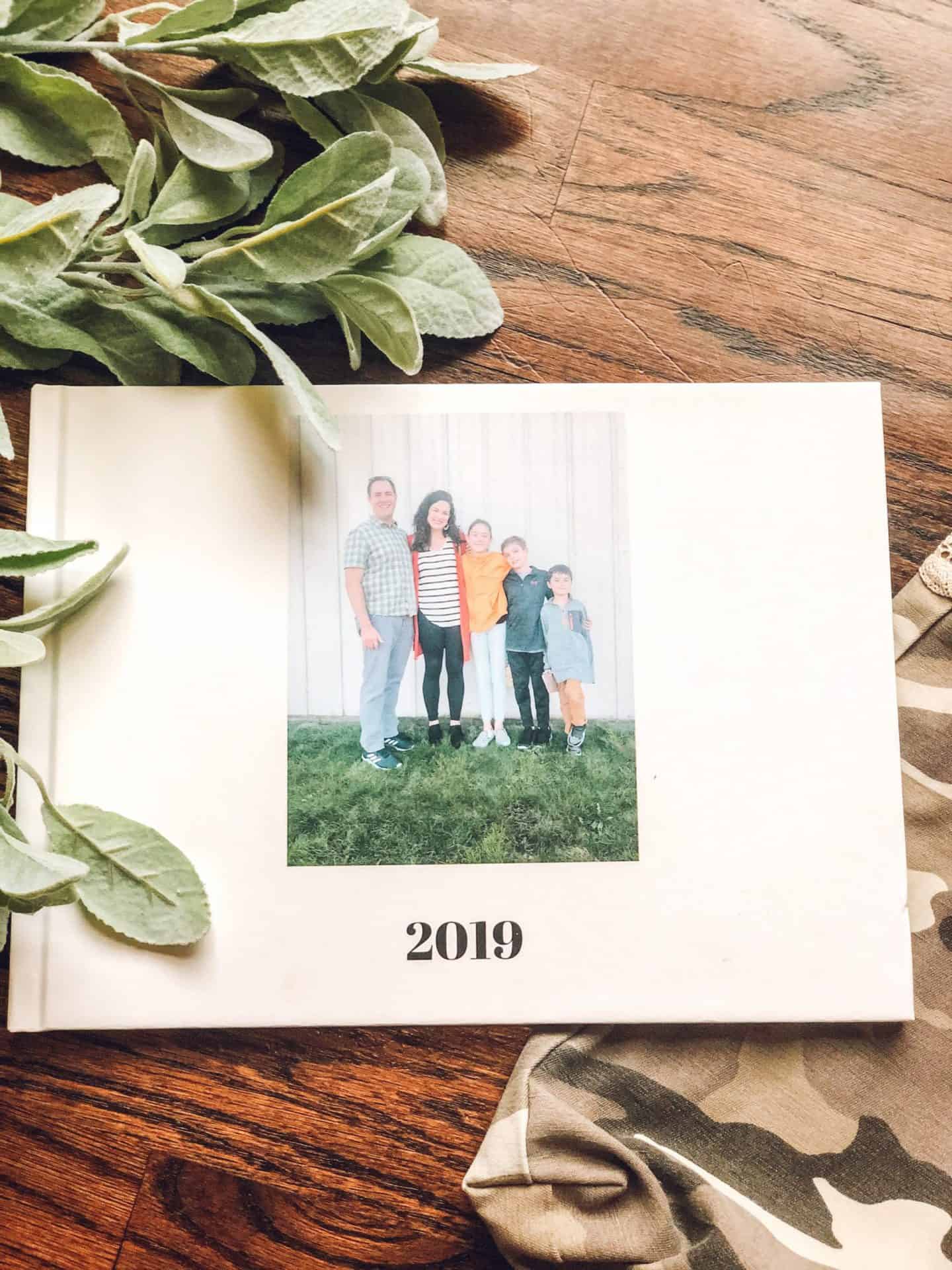 easiest way to organize family photos into album