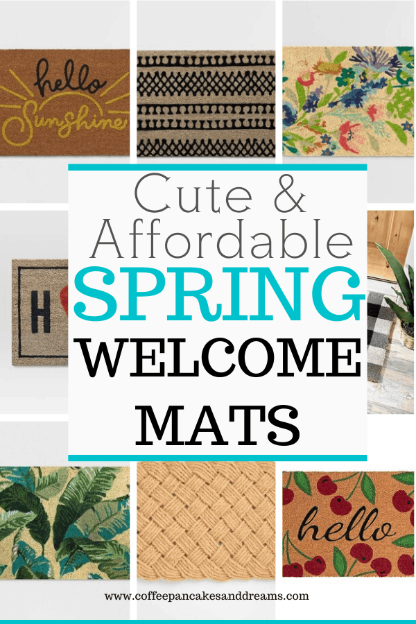 12 Cute Doormats for Your Front Door #welcomemat #spring #inexpensive