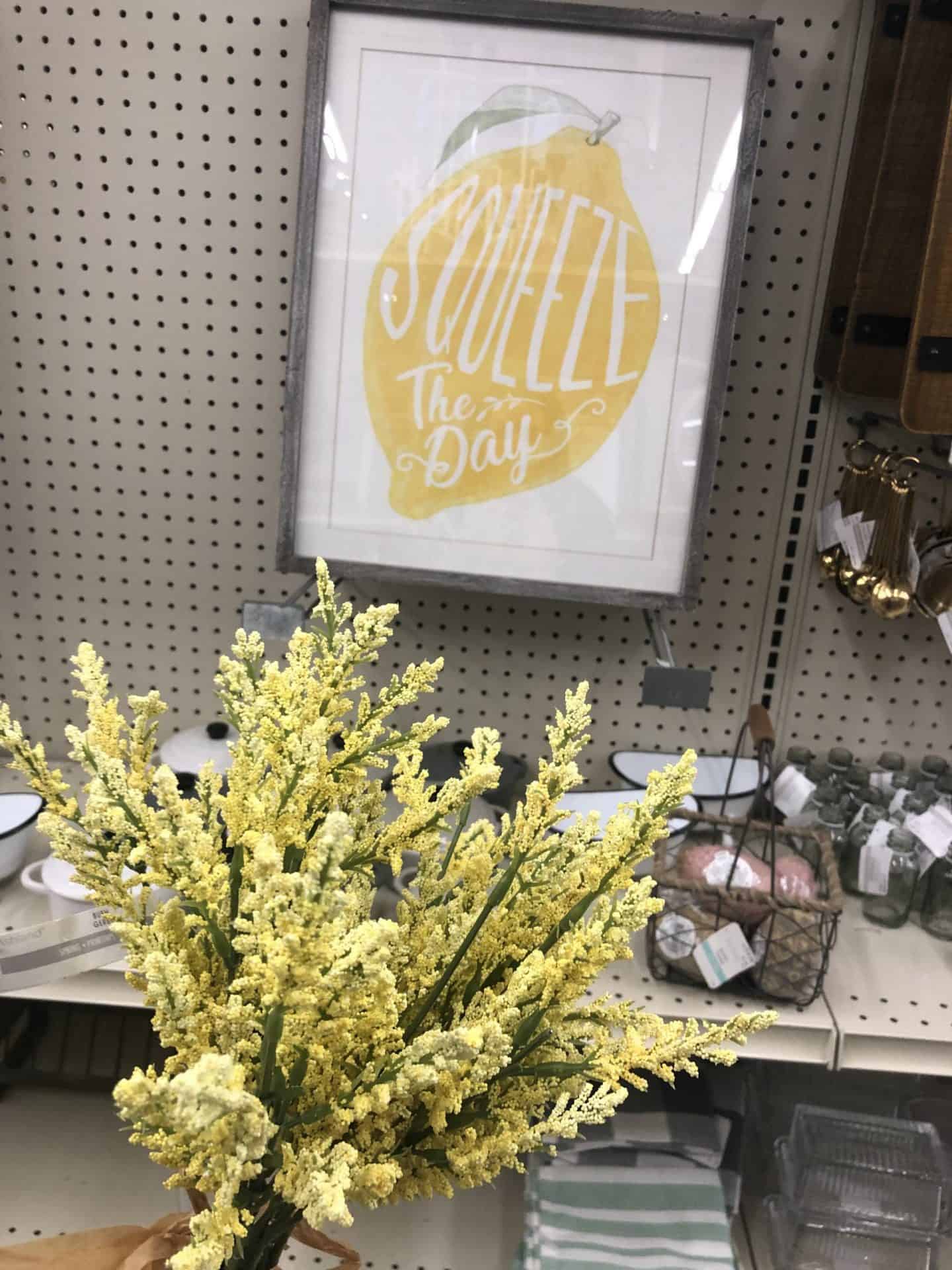 Yellow spring decorations for the home