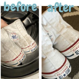 how to clean converse before and after