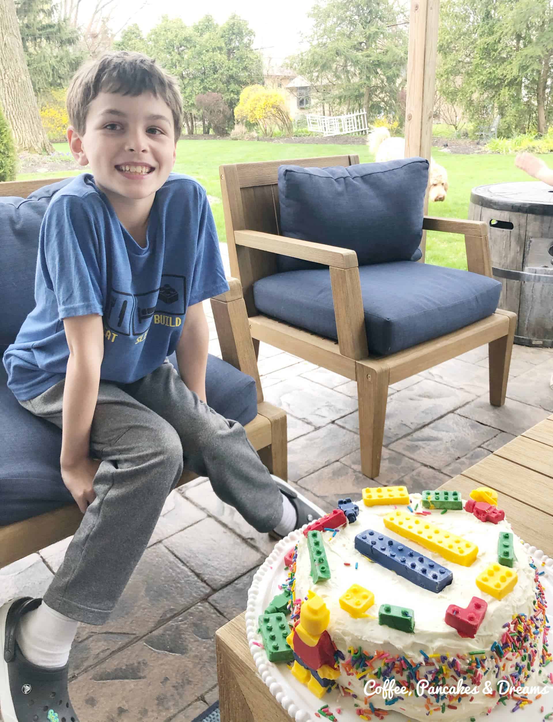 Lego themed birthday