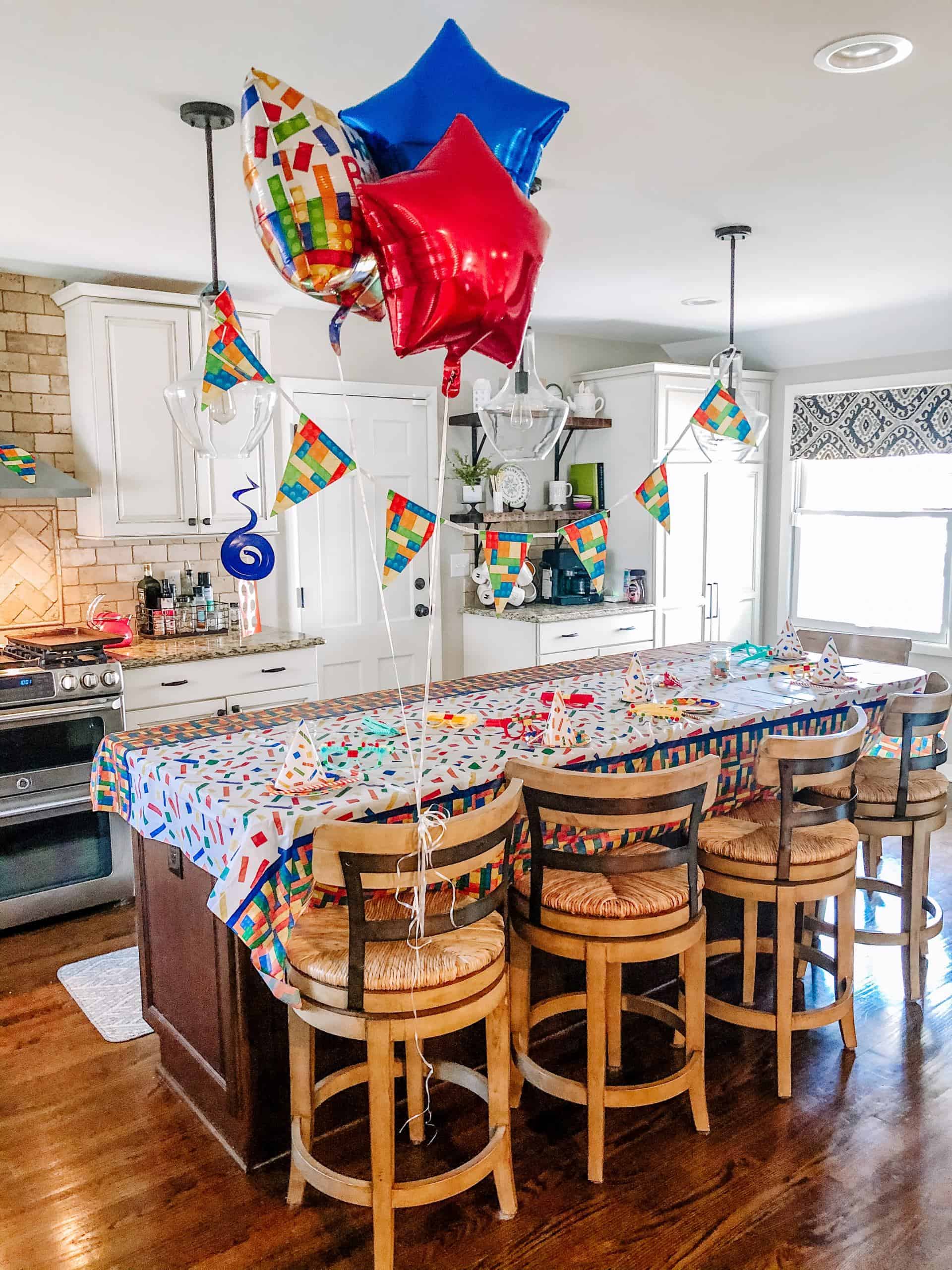Lego table decorations