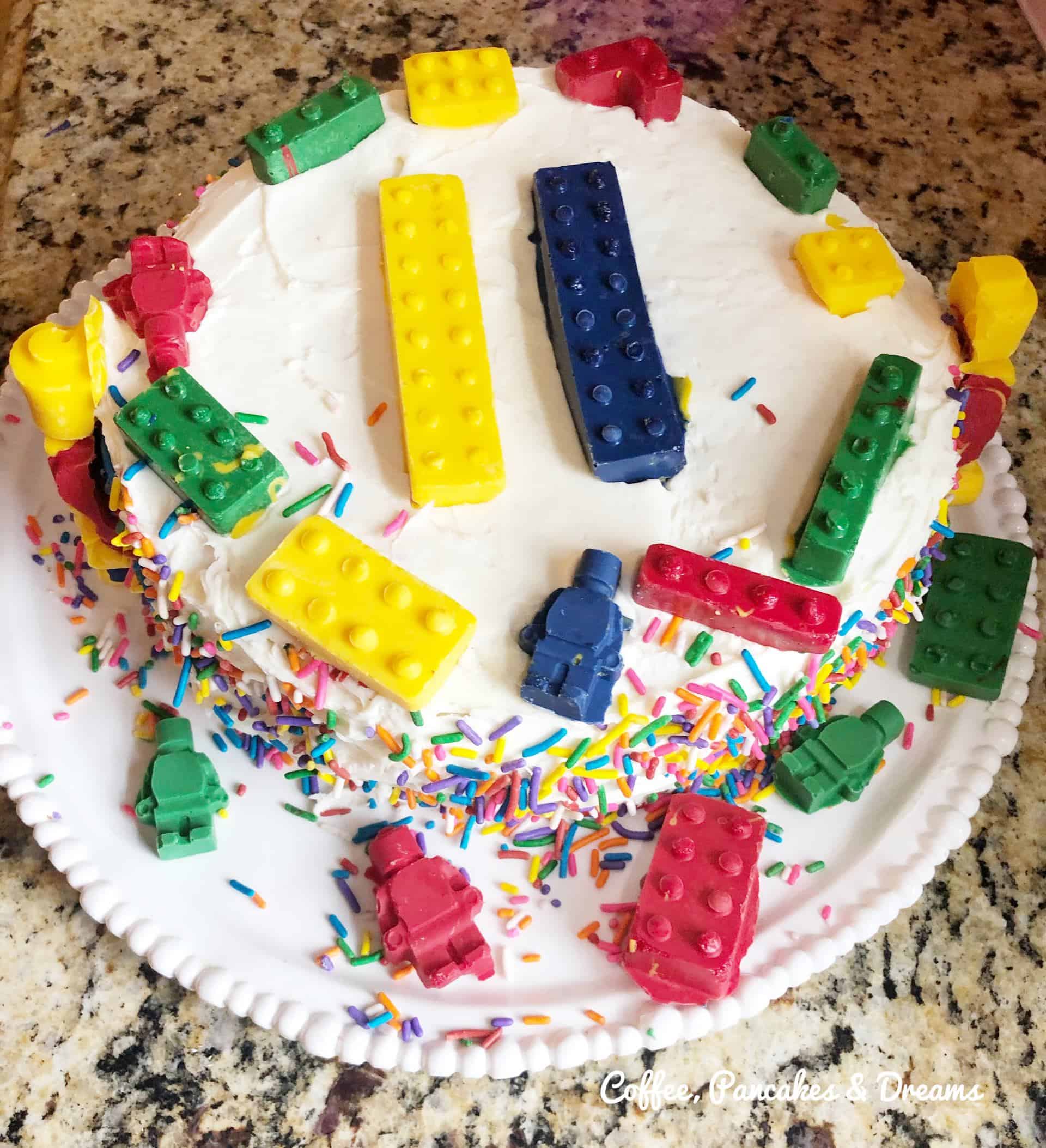 lego birthday cake homemade