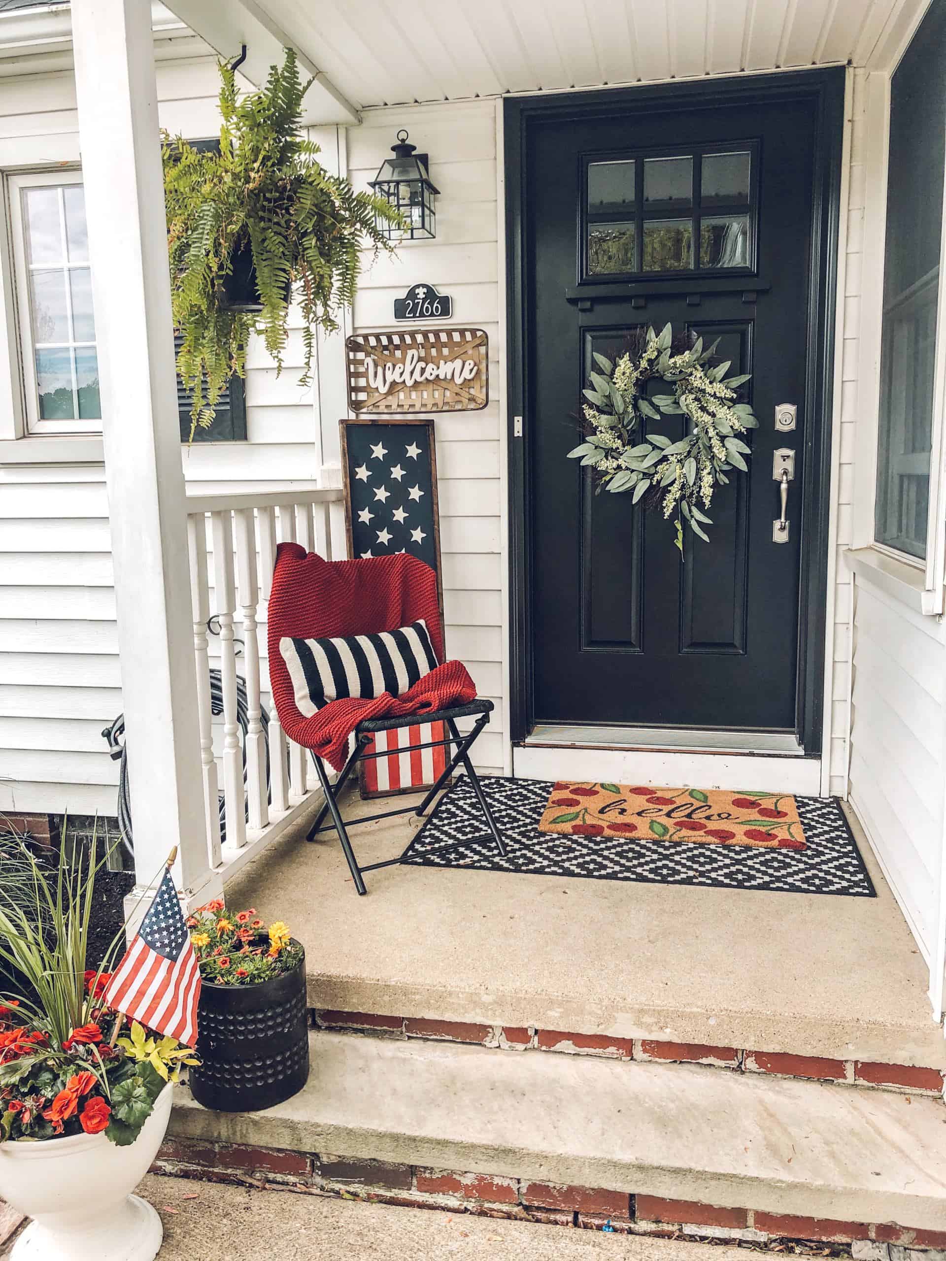 Small front porch decor ideas
