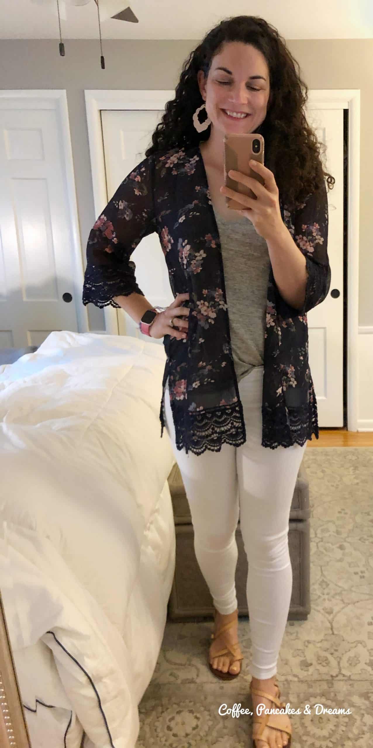 Stitch Fix May Unboxing 2020 // Floral Lace Kimono