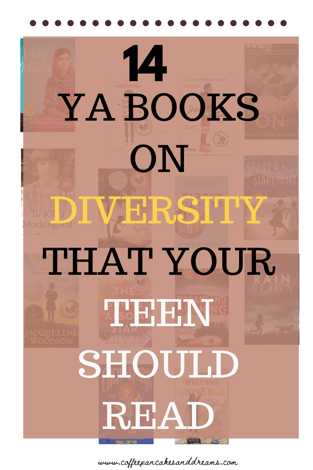 Young Adult Books on Diversity #ya #middleschool #teenlit